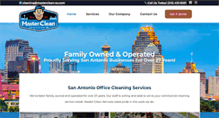 Desktop Screenshot of masterclean-sa.com